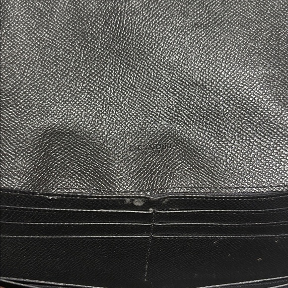 🔥🔥🔥Coach Midnight Black Leather Clutch🔥🔥🔥 - Picture 6 of 14